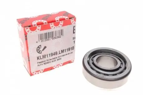 Подшипник ступицы (передней) Nissan Micra 82-92 (19.05x54.24x15.50) FAG KLM11949.LM11910