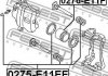 Ремкомплект супорта гальмівного переднього FEBEST 0275E11EF (фото 2)