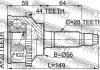 ШРКШ (ШРУС) внешний 23x56x28 MAZDA 6 02-08 FEBEST 0510-018A44 (фото 2)