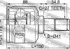 ШРУС ВНУТРЕННИЙ ЛЕВЫЙ 25X41X27, HYUNDAI TUCSON FEBEST 1211-TUC20LH (фото 2)