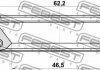 Сальник приводу 46.5x62.2x7.4x7.4 COROLLA/AVENSIS 94-03 FEBEST 95GBY-48620707R (фото 2)