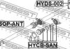 ПІДШИПНИК ПІДВЕСНОГО КАРДАННОГО ВАЛУ (вир-во) FEBEST HYCB-SAN (фото 2)