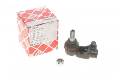 Наконечник рулевой тяги (L) Opel Kadett E -91/Daewoo Lanos 95- FEBI BILSTEIN 02635