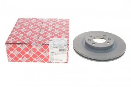Диск тормозной (передний) Renault Kangoo 97- (259x20.6) FEBI BILSTEIN 09073