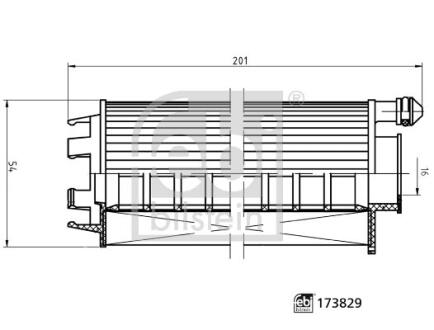 Фільтр масляний FEBI BILSTEIN 173829