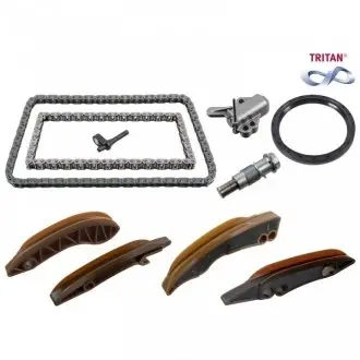 Комплект цепи ГРМ BMW 3 (F34)/X1 (F48)/X4 (F98) 1.5D/1.6D/2.0D 12-(B37) (с покрытием TRITAN®) FEBI BILSTEIN 174035