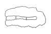 Прокладка кришки клапанів BMW 3 (E90)/5 (E60/F10) 07-13 N52/N53 FEBI BILSTEIN 180878 (фото 1)