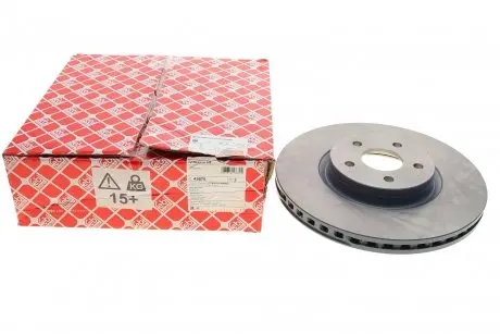 Диск тормозной (передний) Ford Focus/Kuga II 07-/Connect 13-(320x25) (с покрытием) (вентилированный) FEBI BILSTEIN 43870