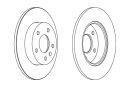 Гальмівний диск FERODO DDF1044C