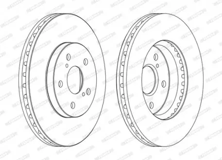 Диск гальмівний FERODO DDF1446C