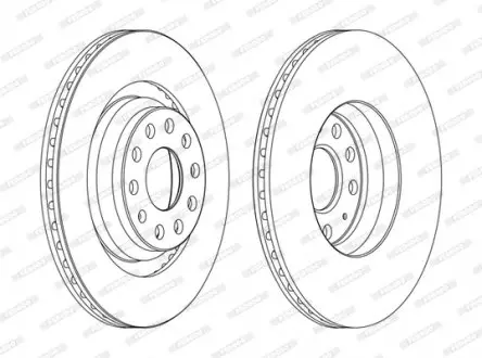 Диск гальмівний FERODO DDF1503C