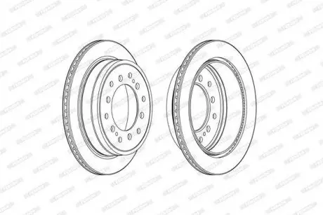 Диск гальмівний FERODO DDF2505C