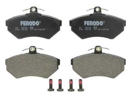 Тормозные колодки, дисковые. FERODO FDB1289
