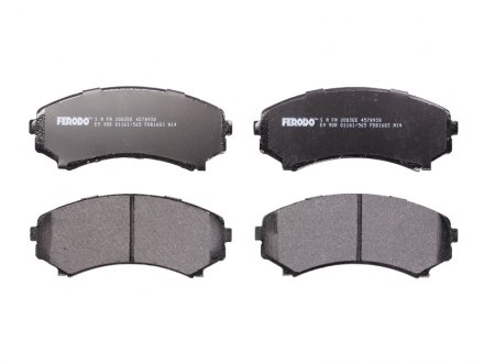 Колодки тормозные дисковые FERODO FDB1603 (фото 1)