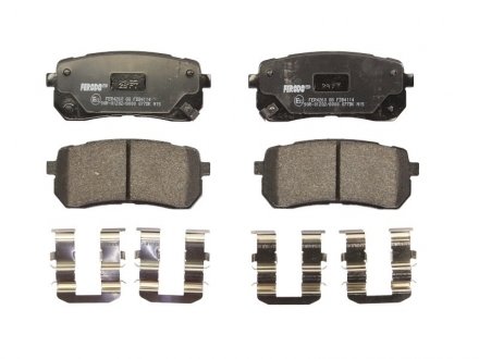 Комплект тормозных колодок из 4 шт. дисков FERODO FDB4114 (фото 1)