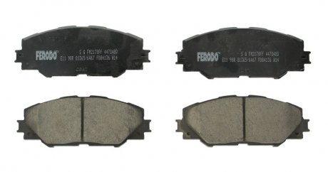 Колодки тормозные дисковые FERODO FDB4136