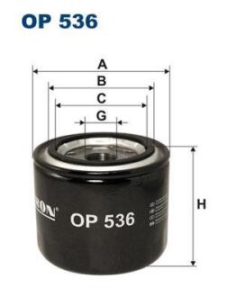 Фільтр масляний FILTRON OP536