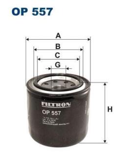 Фільтр масляний FILTRON OP557