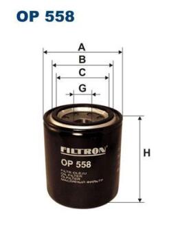 Фільтр масляний FILTRON OP558
