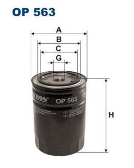 Фільтр масляний FILTRON OP563
