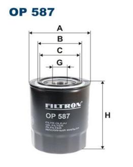 Фільтр масляний FILTRON OP587