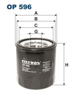 Фільтр масляний FILTRON OP596
