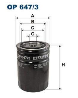Фільтр масляний FILTRON OP6473