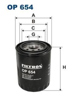 Фільтр масляний FILTRON OP654