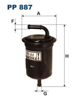 Фільтр паливний FILTRON PP887