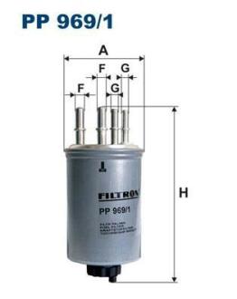 Фільтр паливний FILTRON PP9691