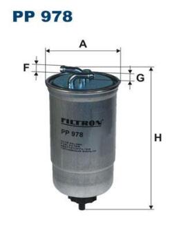 Фільтр паливний FILTRON PP978