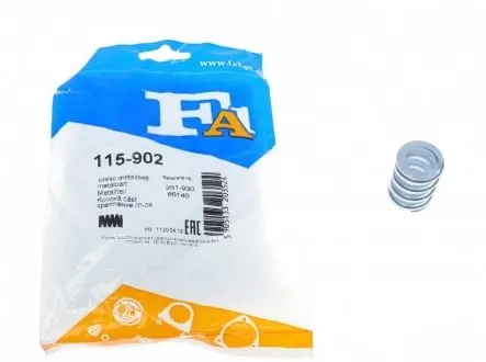 Пружина труби вихлопної Audi A4/A6/A7/A8/Q5 95-18/VW Passat 1.8T 96-00 FA1 Fischer Automotive One (FA1) 115-902