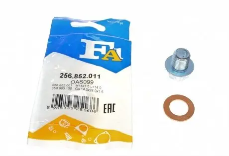 Пробка поддона масляного M14x1.5 L=14 (Fischer) Fischer Automotive One Fischer Automotive One (FA1) 256.852.011