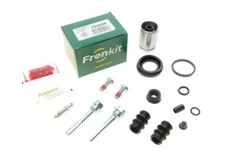 Ремкомплект суппорта (заднего) Renault Megane 01- (d=34mm) (TRW) (+поршень/направляющая) FRENKIT 734039