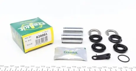 Направляющая суппорта (переднего/к-кт) Renault Clio I/Rapid 85- (d=20mm) (Bendix) FRENKIT 820001