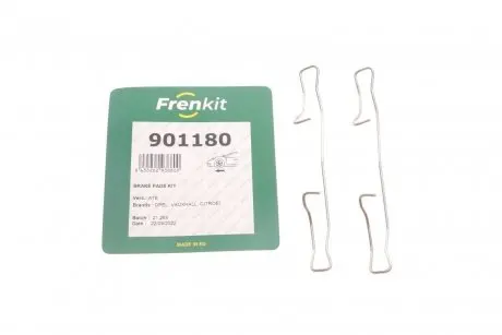 Планка суппорта (переднего) прижимная (к-кт) Citroen Berlingo/Peugeot Partner 1.6 HDi 01-(Ate) FRENKIT 901180