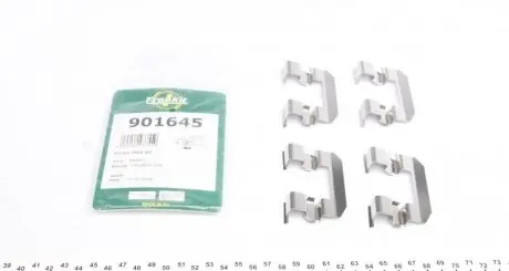 Планка супорта (переднього) прижимна (к-кт) Hyundai Santa Fe 01-06 (Mando) FRENKIT 901645
