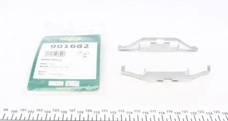 Планка супорта (заднього) прижимна (к-кт) VW T5 03-09 (Ate) FRENKIT 901682 (фото 1)