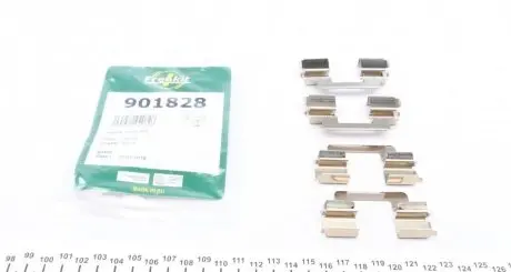 Планка суппорта (заднего) прижимная (к-кт) BMW 5(F10/F11)/ X3/X4 09- (Lucas) FRENKIT 901828