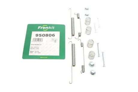 Комплект пружинок колодок ручника Ford Transit 00-14 (Bosch) FRENKIT 950806