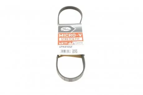Ремінь генератора BMW 1 (E87)/3 (E90/E91) 2.0D 04-11 Gates 4PK810SF