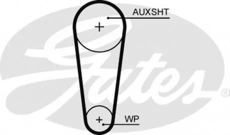 Ремень ГРМ VW Caddy/Golf/Polo/Audi A3/Q2/Q3/Seat Leon 1.0-1.6 14- (81x10) Gates 5682XS