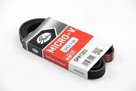 Ремінь генератора VW Passat B5/Audi A4/A6 1.6/1.8 95- Gates 5PK1303