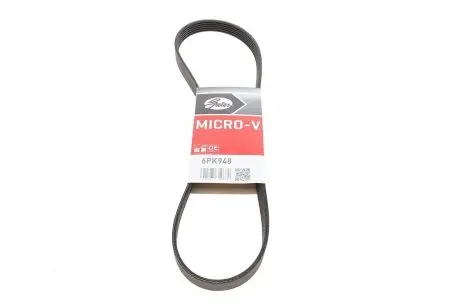 Ремень генератора Fiat Ducato 2.5/2.8 JTD 97-02 Gates 6PK948