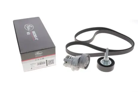 Комплект ремня генератора VW Golf/Passat/Polo/Touran 1.4/1.6TSI/FSI 03-14 (6PK1735) Gates K076PK1735