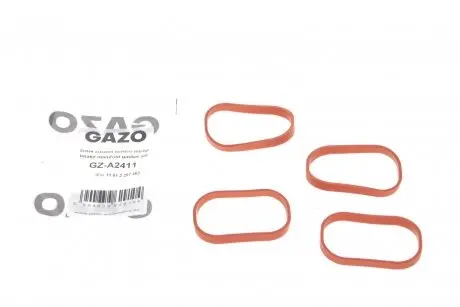 Прокладка колектора впускного BMW X5 (F15/F85) 15- (N20/N26) (к-кт 4шт) GAZO GZ-A2411