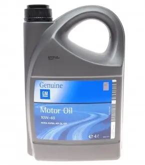 Масло 10W40 Semi Synthetic (4L) 1942045 GM 93165215