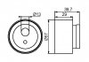 Ролик натяжний ременя ГРМ CITROEN JUMPER 94-/PEUGEOT 306/406 95-04 (вир-во) GMB GT50510 (фото 4)