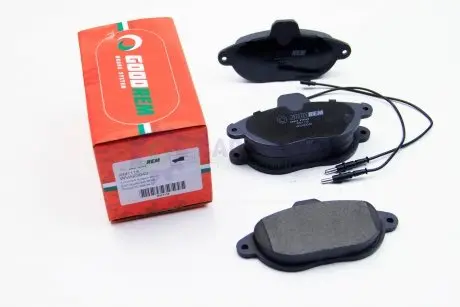 Гальмівні колодки передні Jumpy/Scudo/Expert 96- (Bendix) GOODREM RM1118