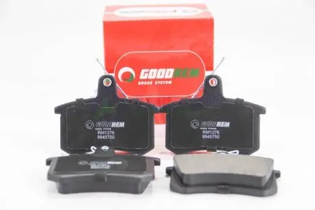 Тормозные колодки задние Audi 100/80/A4/A6/A8 (84-08) GOODREM RM1276
